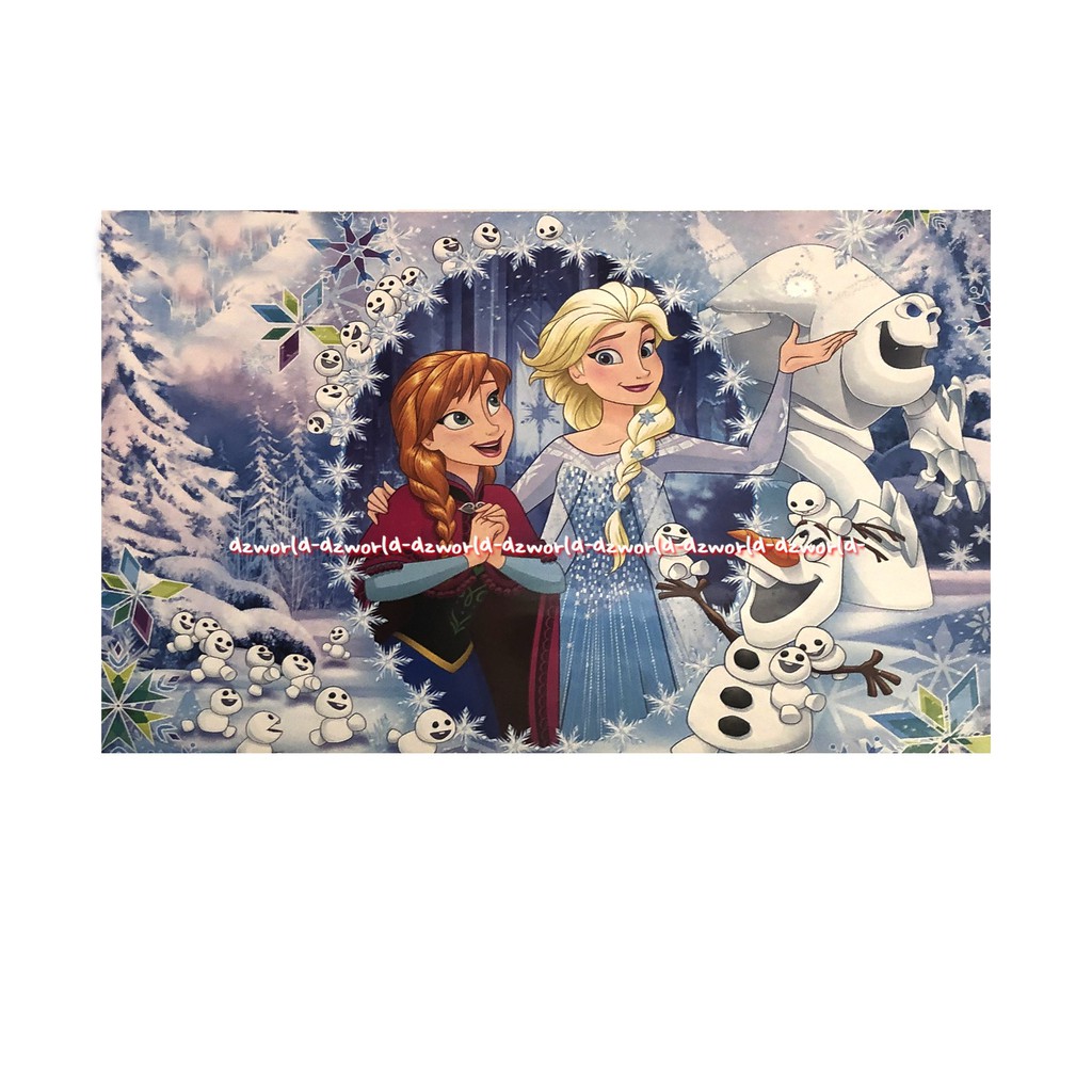 Clementoni Disney Frozen Super Color Puzzle 104 Mainan Puzzle 3D Untuk Anak Usia 6 Tahun Keatas