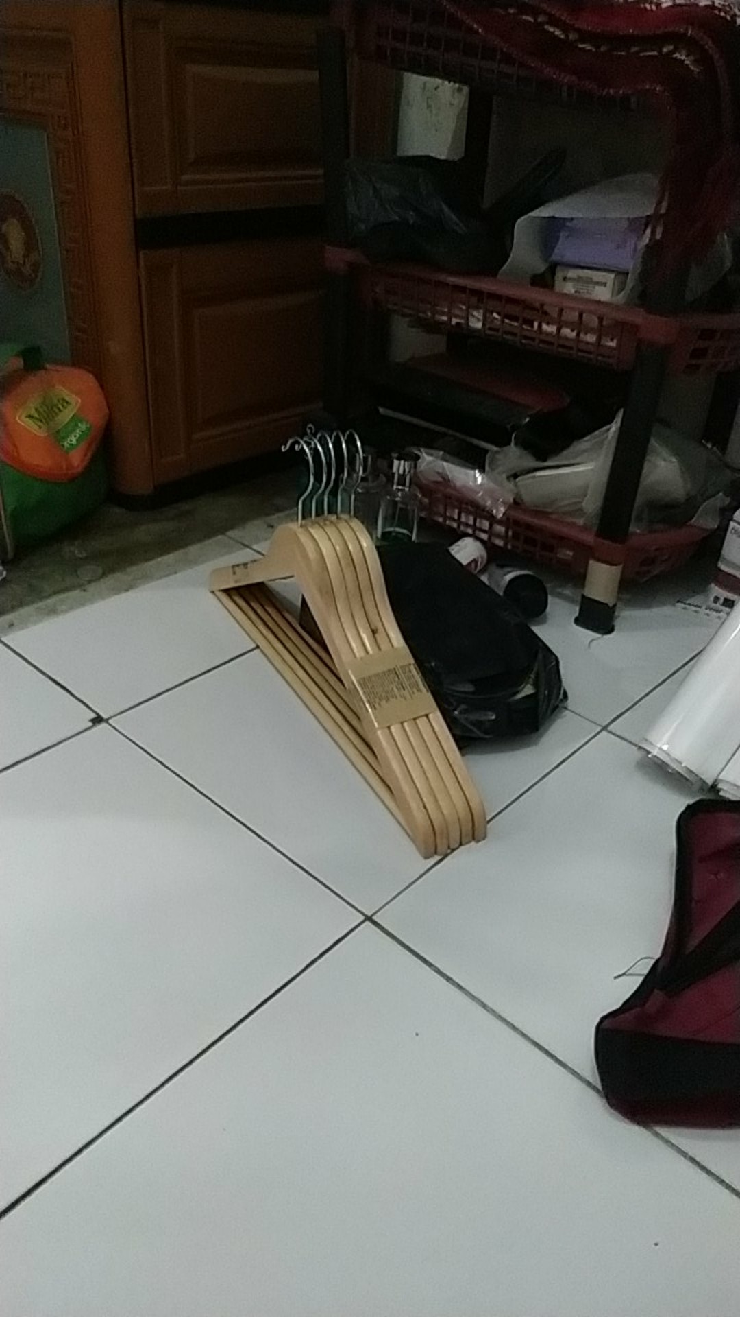 Gantungan Hopa Clothes Hanger  Isi 5 Pcs Gantungan Baju Kayu (hhl-128) Terlaris