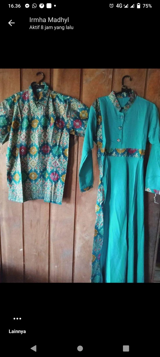Wou Batik Arabella Family Batik Keluarga Batik Couple Modern - Kg026