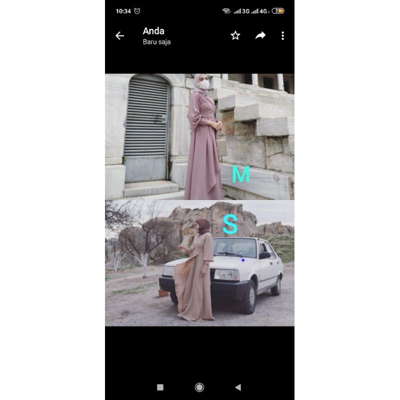 cappa dress soft lilac M creamy S by herways