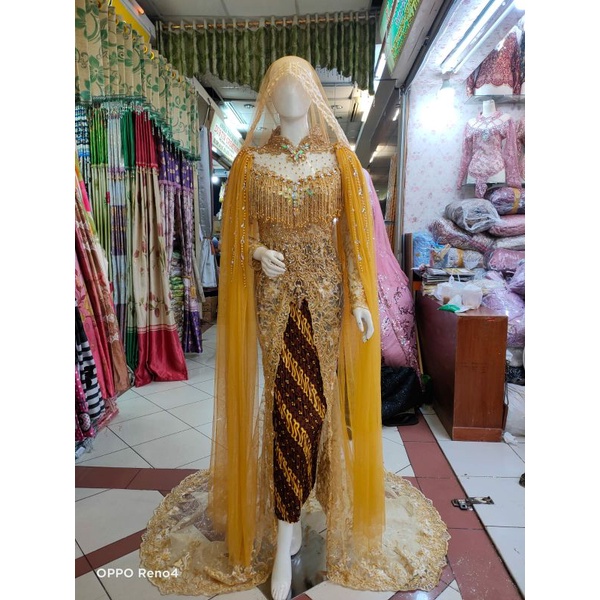 kebaya pengantin akad full payet/kebaya pengantin