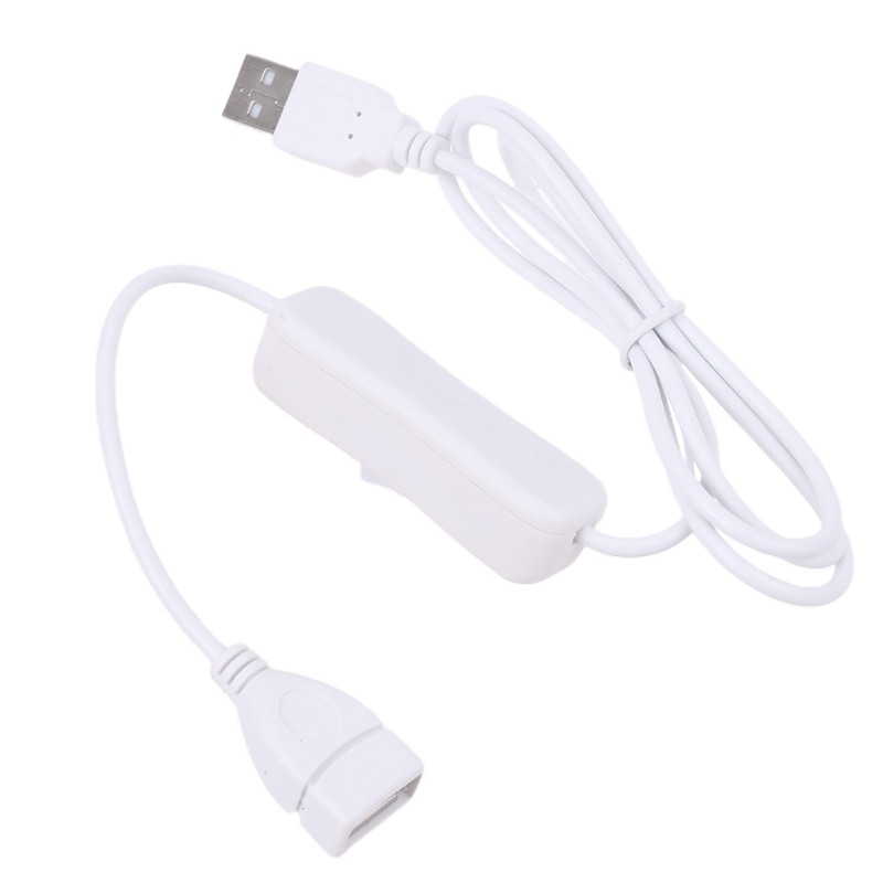 Zzz Kabel Data Extension Usb 2.0 Male Ke Female Panjang 100cm Dengan Saklar On / Off Untuk Lampu Strip Led