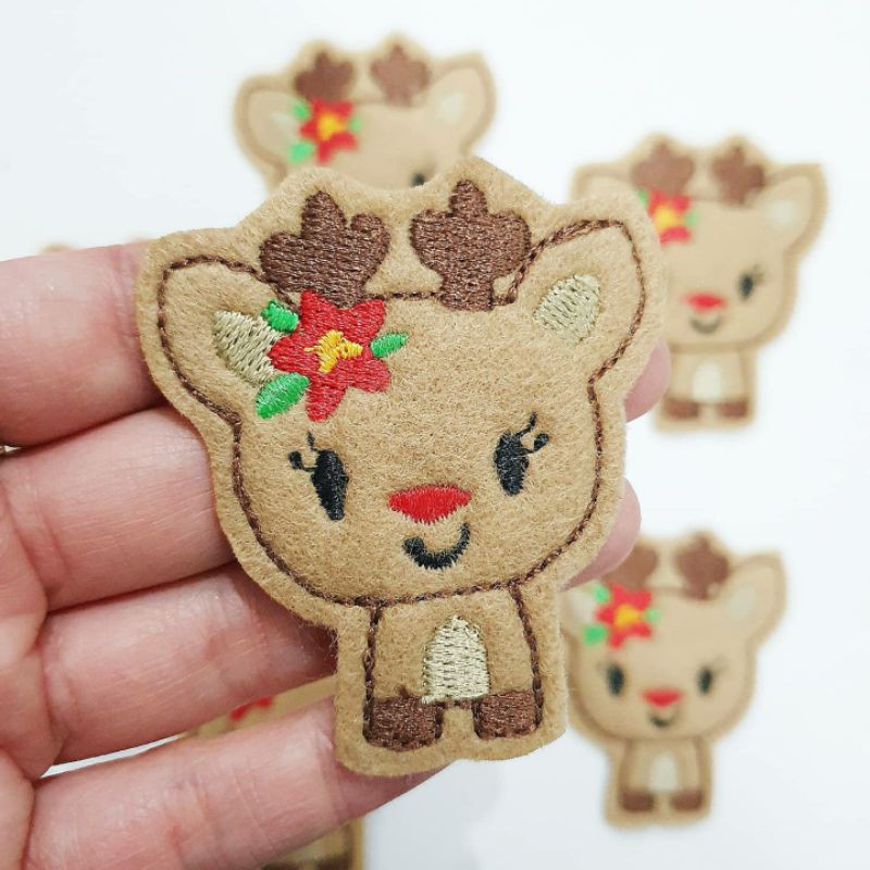 Patch Christmas/Patch Bordir Christmas/Patch Rusa