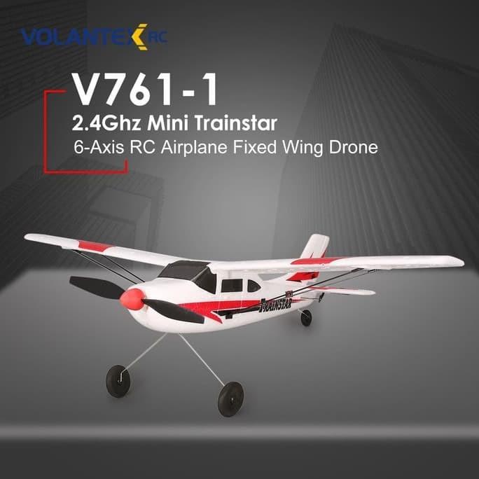 Kapal pesawat RC Plane VOLANTEX V761 2.4Ghz 3CH Gyro Cessna