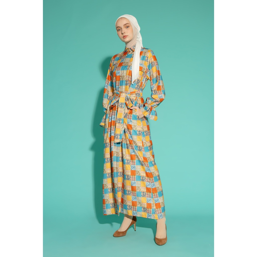 LID Prisa Dress Printed Dress Wanita