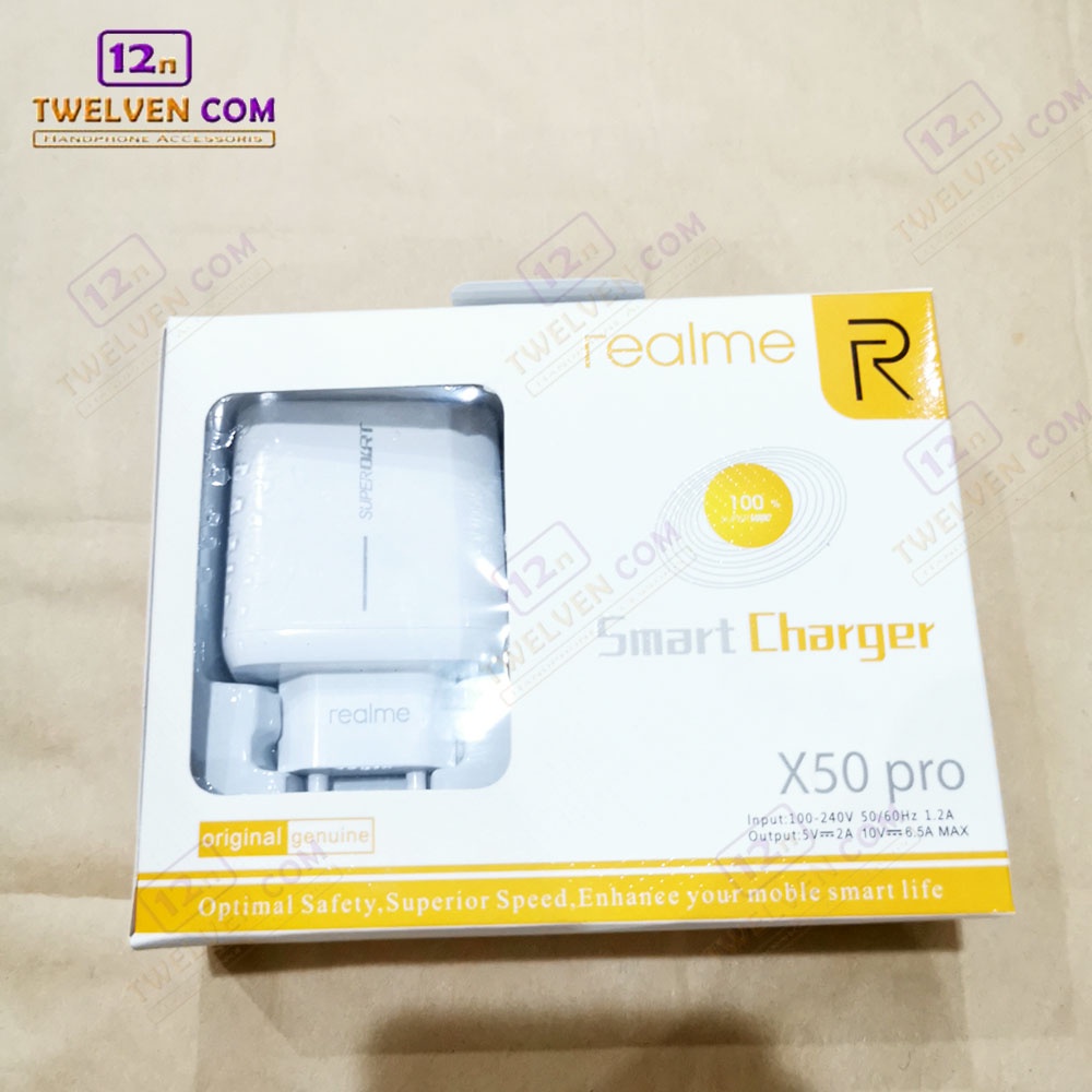 Charger Fast Charging Realme X50 Pro - Port Tipe C / Tepsi - 6.5A