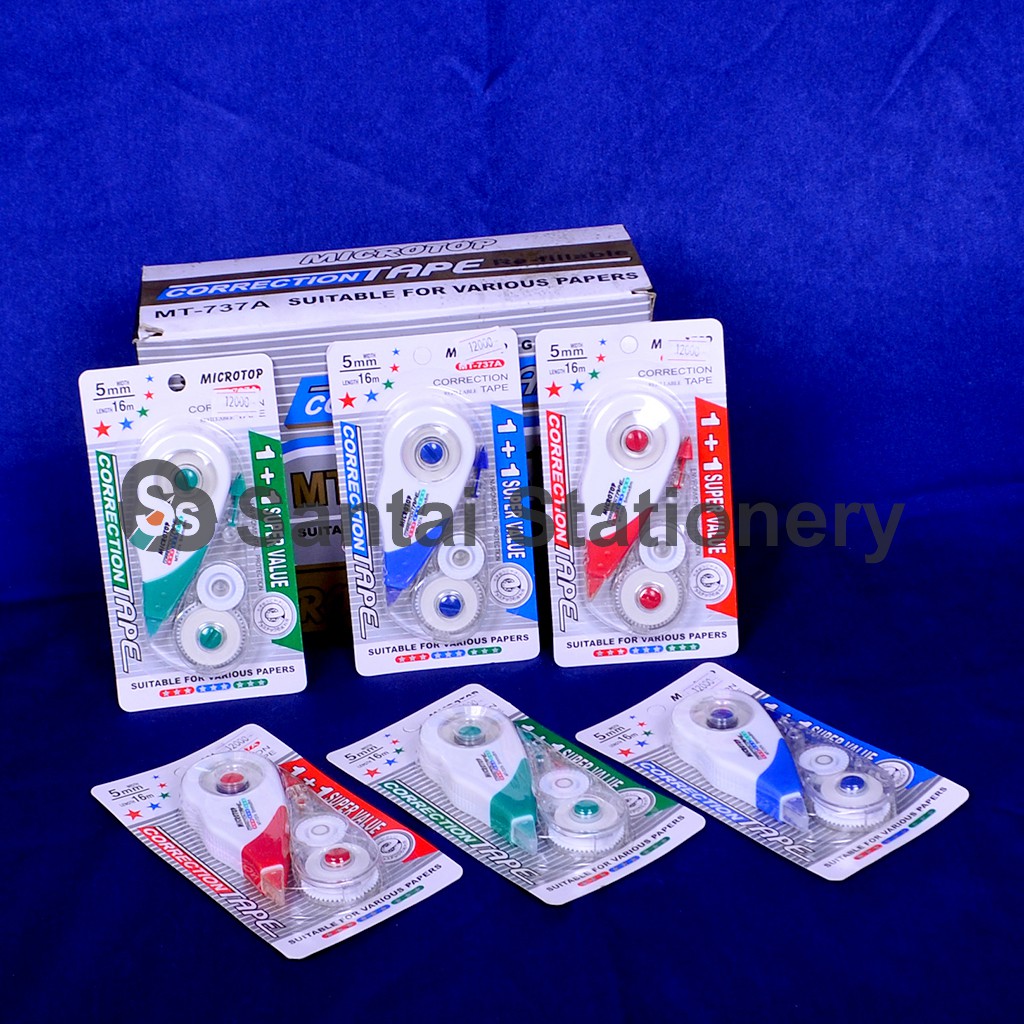

Tip-x Microtop MT-737A 5mm x 1m Correction Tape