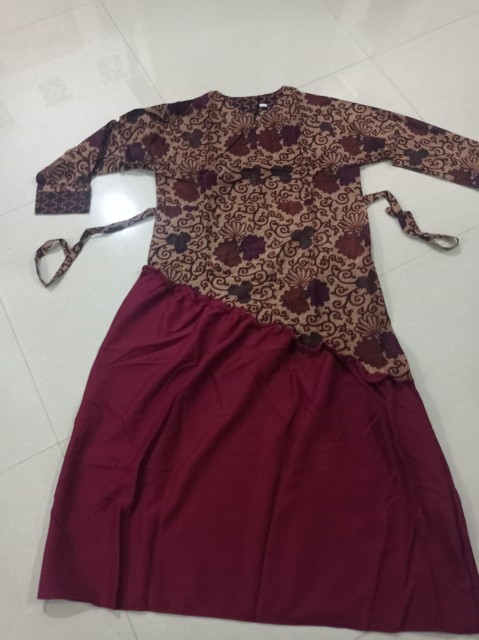 Gamis Batik Modern, Manggar, Padi, Sekar, Cantik, Kubis, Kipas, Bunga
