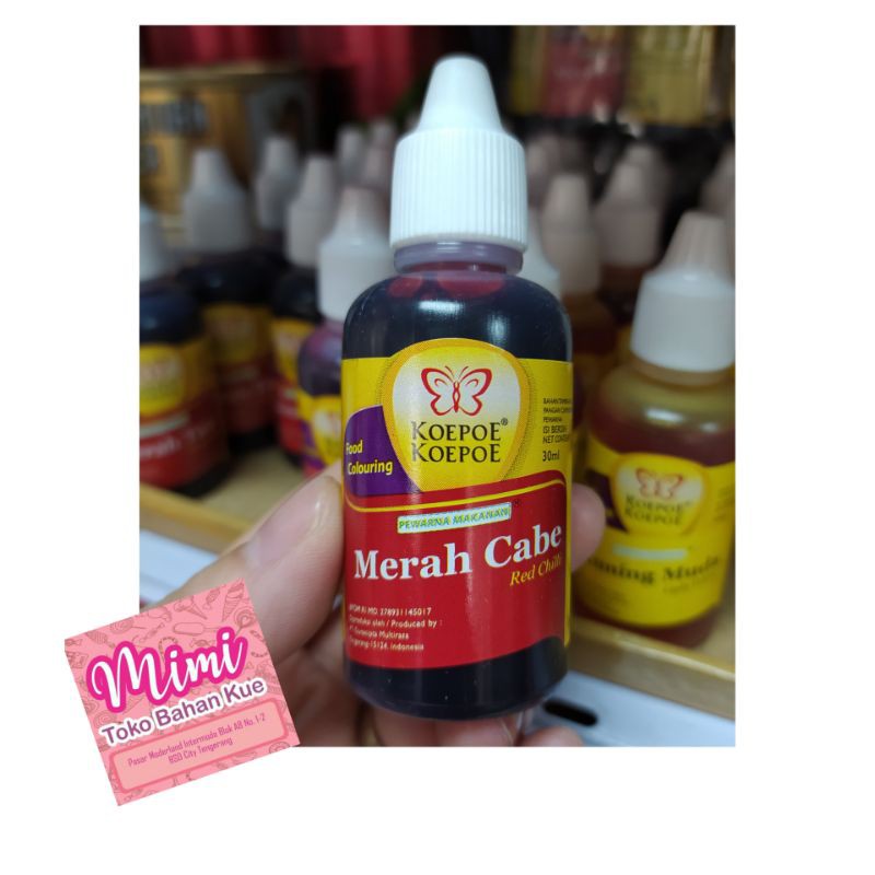 

Koepoe Pewarna Kue Cake 30ml Foodgrade Color