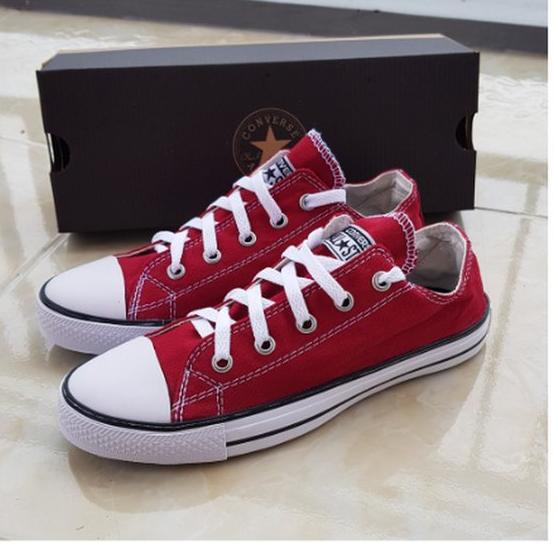 ⸨ZeX ♚⸩ SEPATU CONVERSE ALSTAR MARON TANPA BOX CEWEK/COWOK Produk