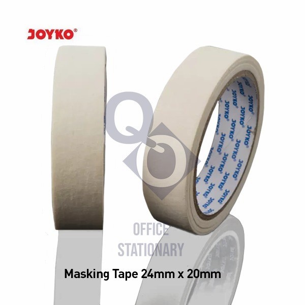

Joyko Masking Tape Lakban Selotip Kertas Cream 24 mm 1 inch