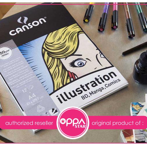 

Canson Illustration A4 12 Lembar 250G - Kertas Gambar