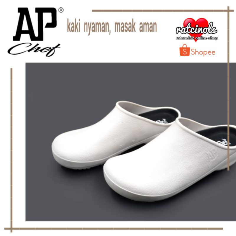 SEPATU CHEF MURAH AP CHEF PUTIH