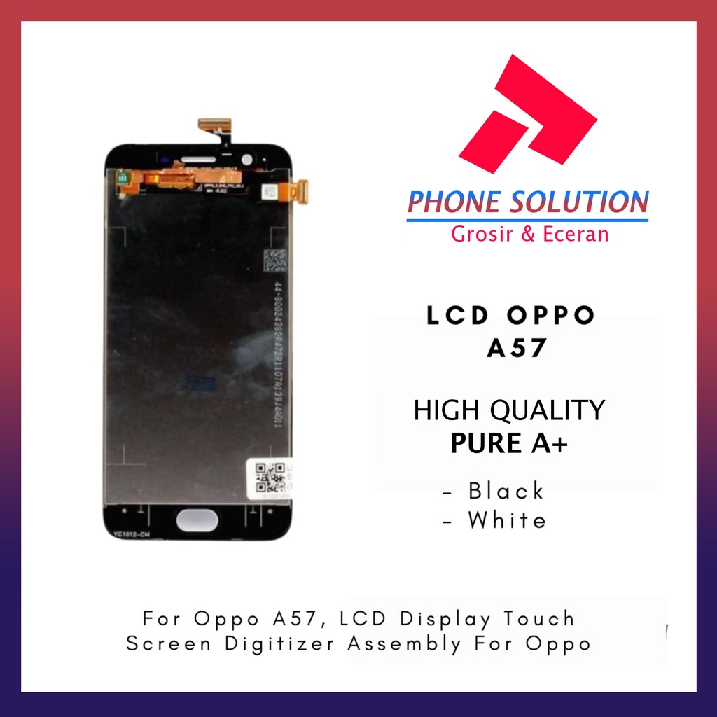 LCD Oppo A57 Fullset Touchscreen - Parts Kompatibel Dengan Produk Oppo // Supplier LCD Oppo A57 - Garansi 1 Bulan