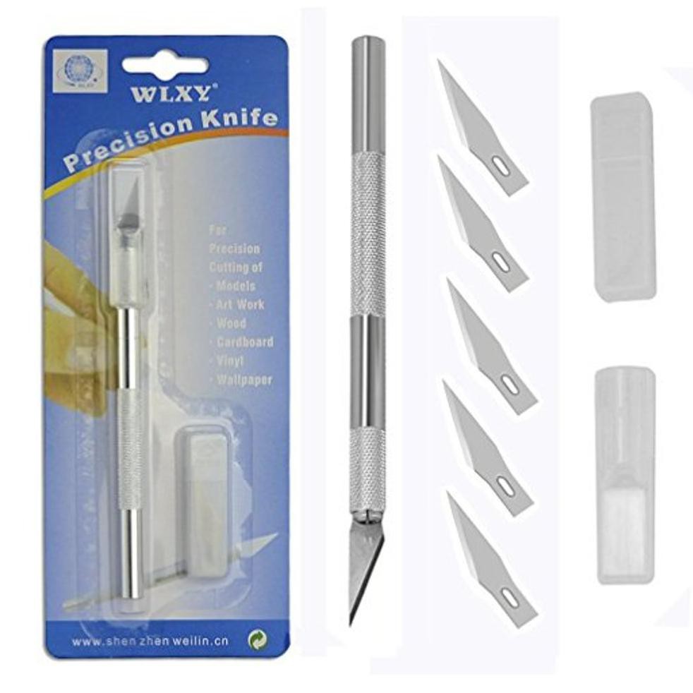 

TERMURAH WLXY PRECISION KNIFE PEN CUTTER HIGH GRADE METAL KNIFE NON SLIP