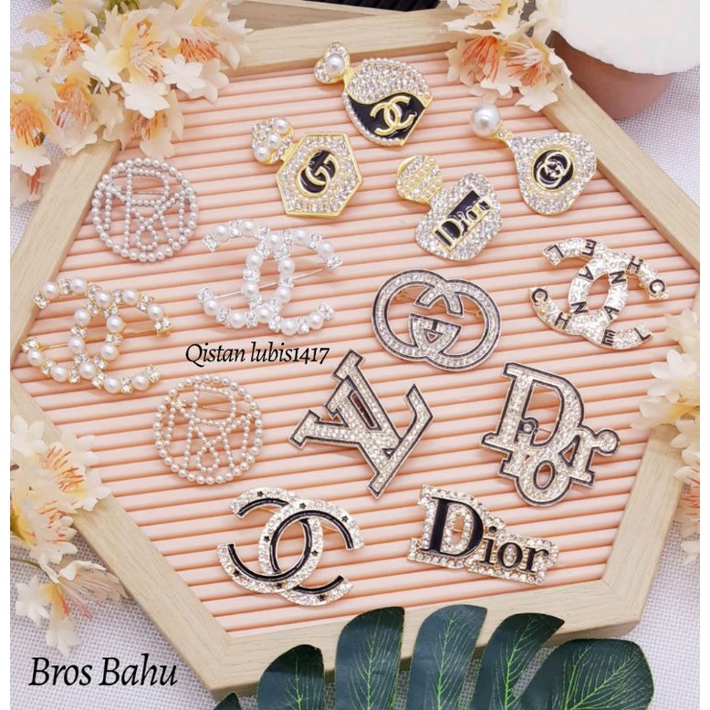 Pin bros|bros permata imitasi|bros dada|bros bahu