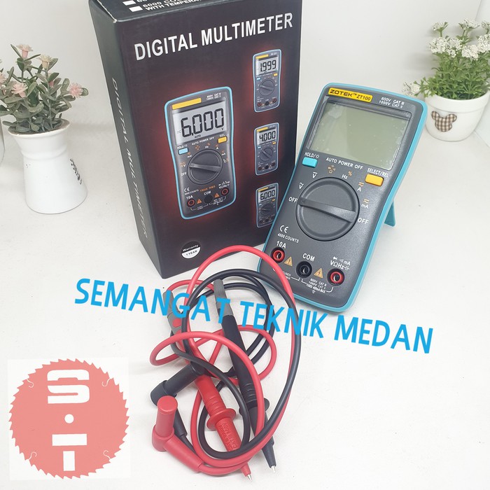 ZT100 DIGITAL MULTIMETER MULTITESTER AVOMETER LCD DISPLAY ZOTEK ZT 100