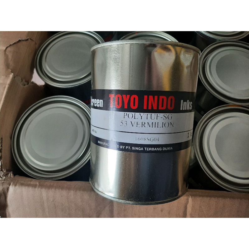 cat tinta toyo indo polytuf vermilion / orange 53