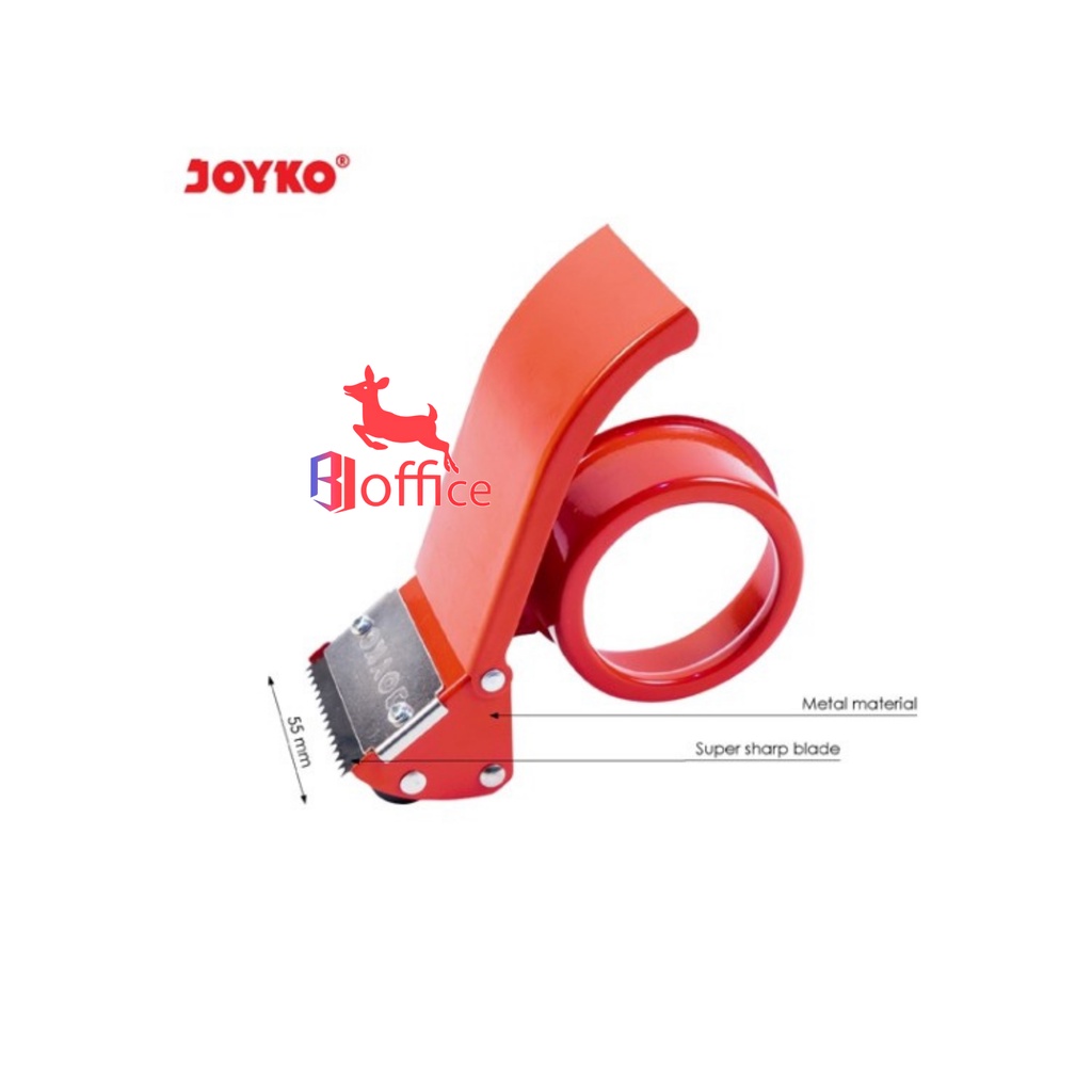 

Tape Dispenser/Tape Cutter/Alat Pemotong Lakban Joyko TD-2S Besi