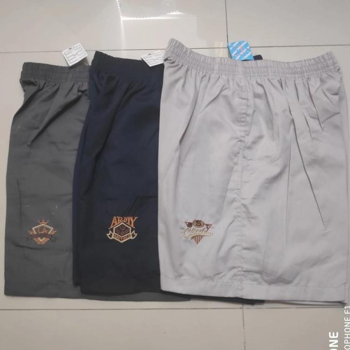 celana pendek Hawai /santai pria/wanitafit super jumbo