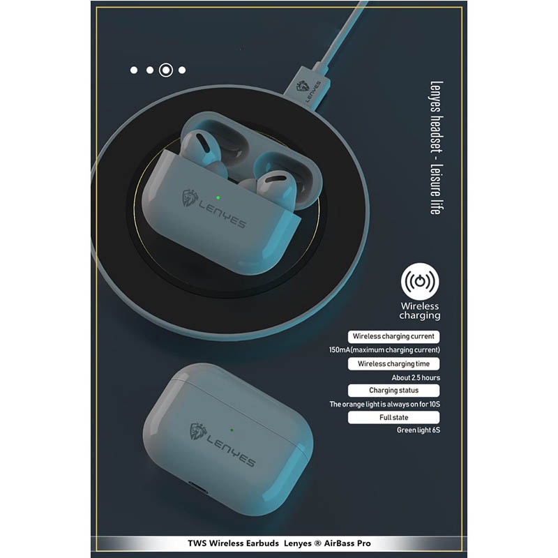 wireless bluetooth 5.1 earbuds Lenyes AIR PRO PLUS +  TWS smart touch earphone original