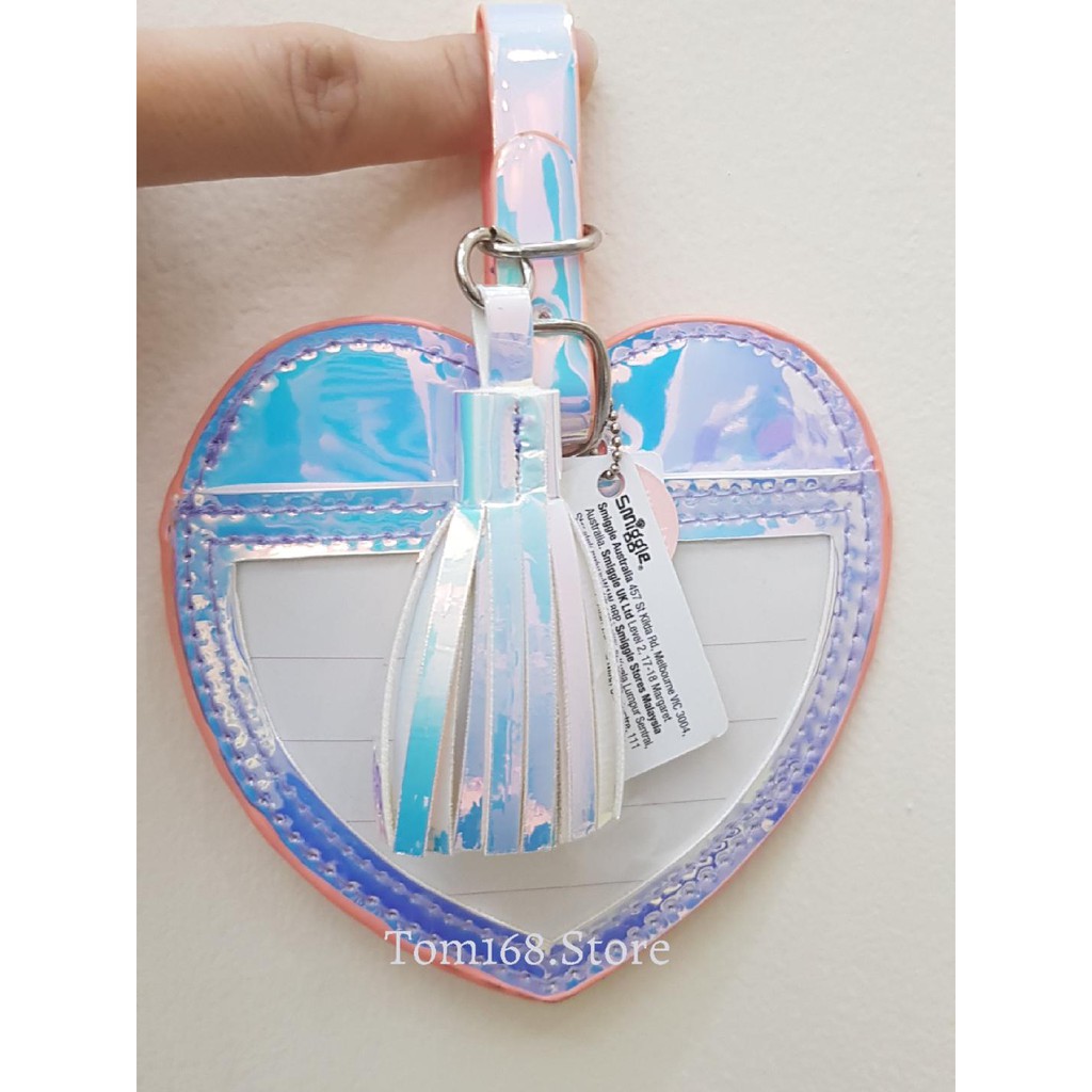 SMIGGLE ALPHABET / REVERSE BAG TAG