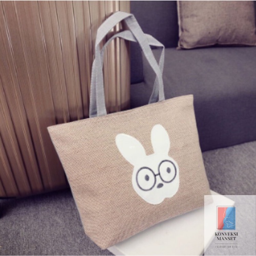 TAS WANITA LUCU TOTEBAG MURAH BISA COD