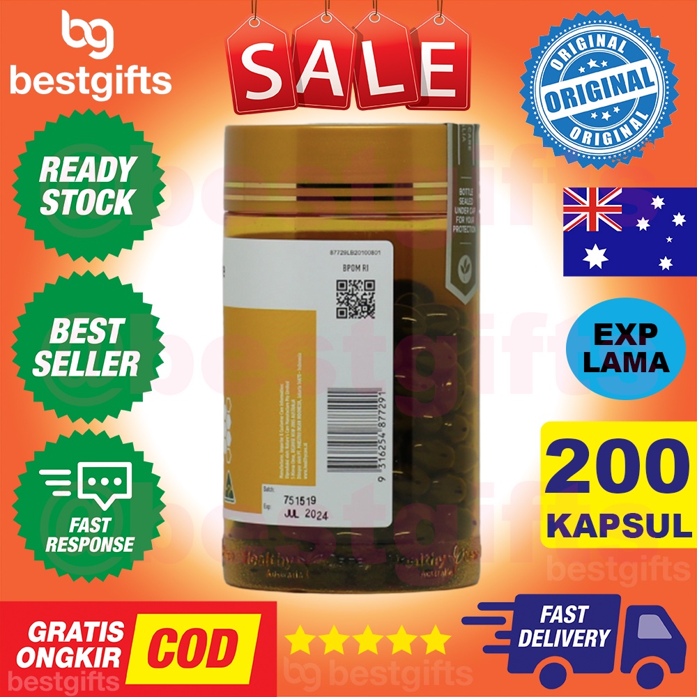 HEALTHY CARE AUSTRALIA PROPOLIS 1000 MG ANTIOKSIDAN KEKEBALAN DAYA TAHAN TUBUH KADAR GULA DARAH 200 KAPSUL