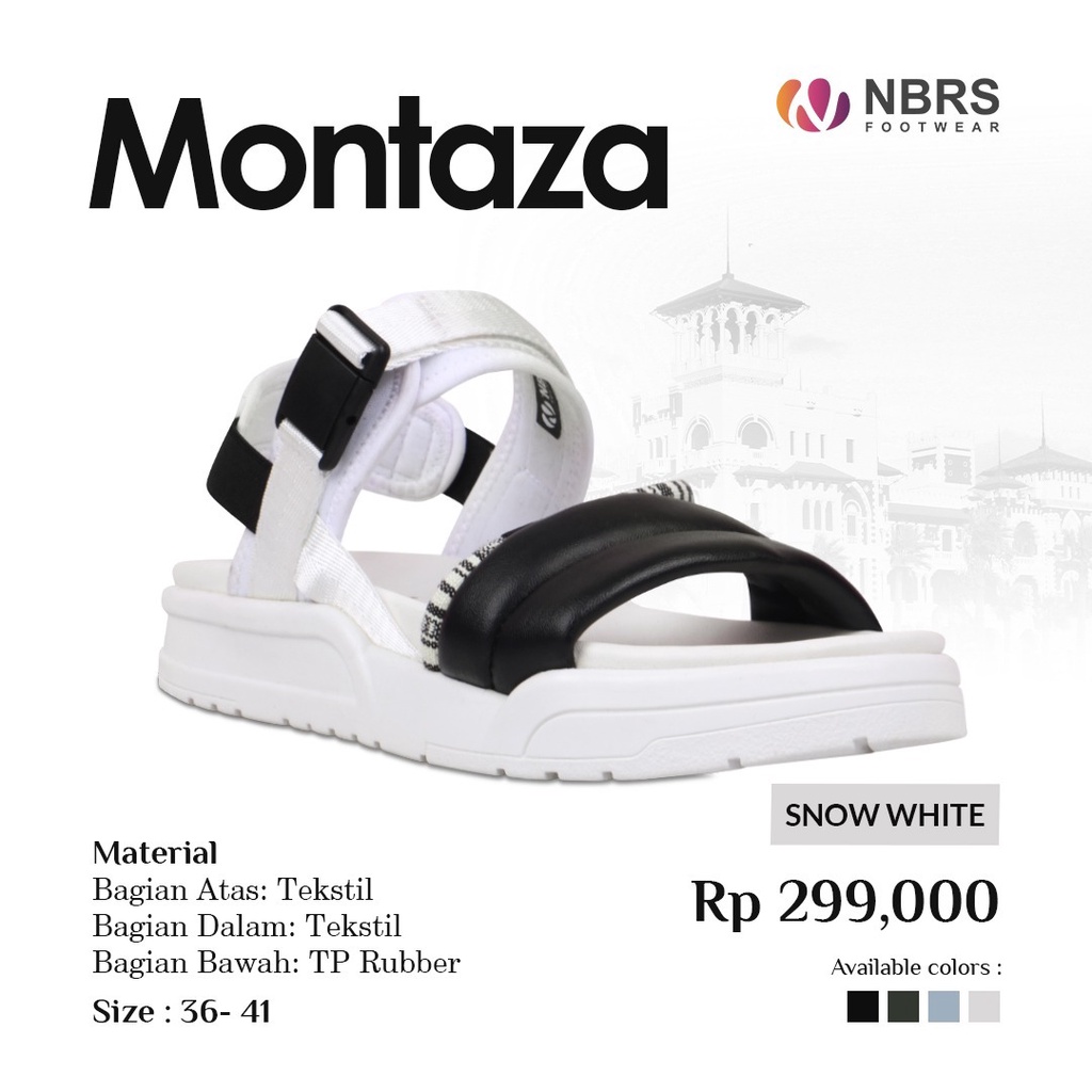 Nibras Footwear Montaza Sepatu Sandal Casual Outfit Pria Wanita