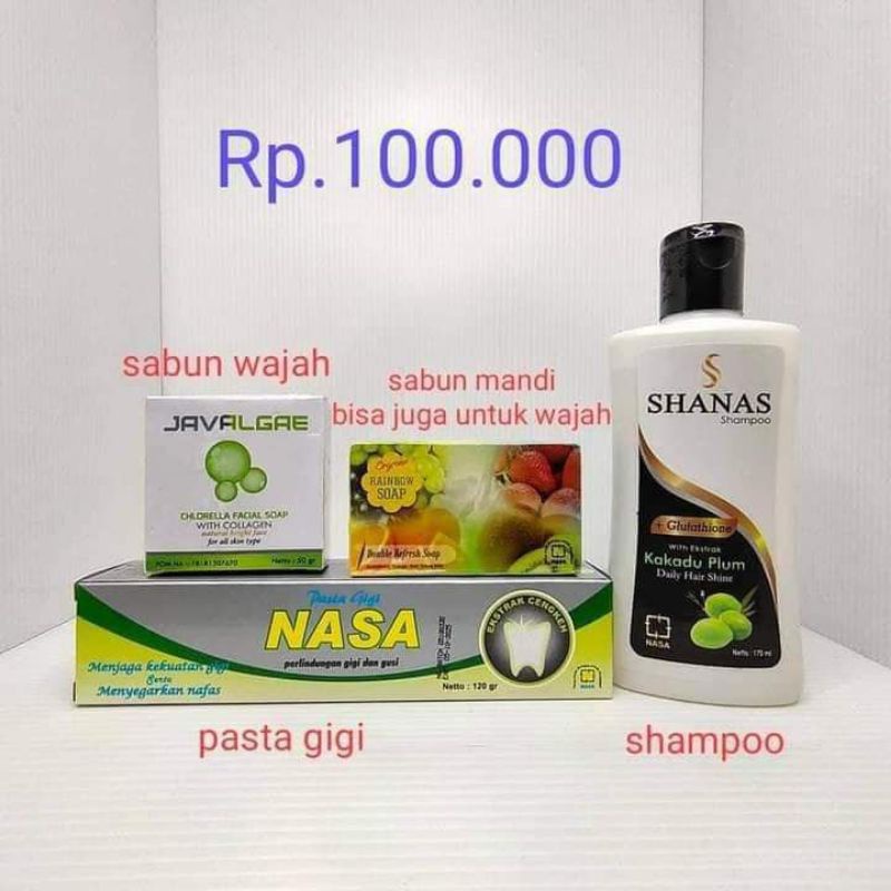Produk Original Nasa untuk Perawatan Tubuh, Kepala, Wajah dan Gigi