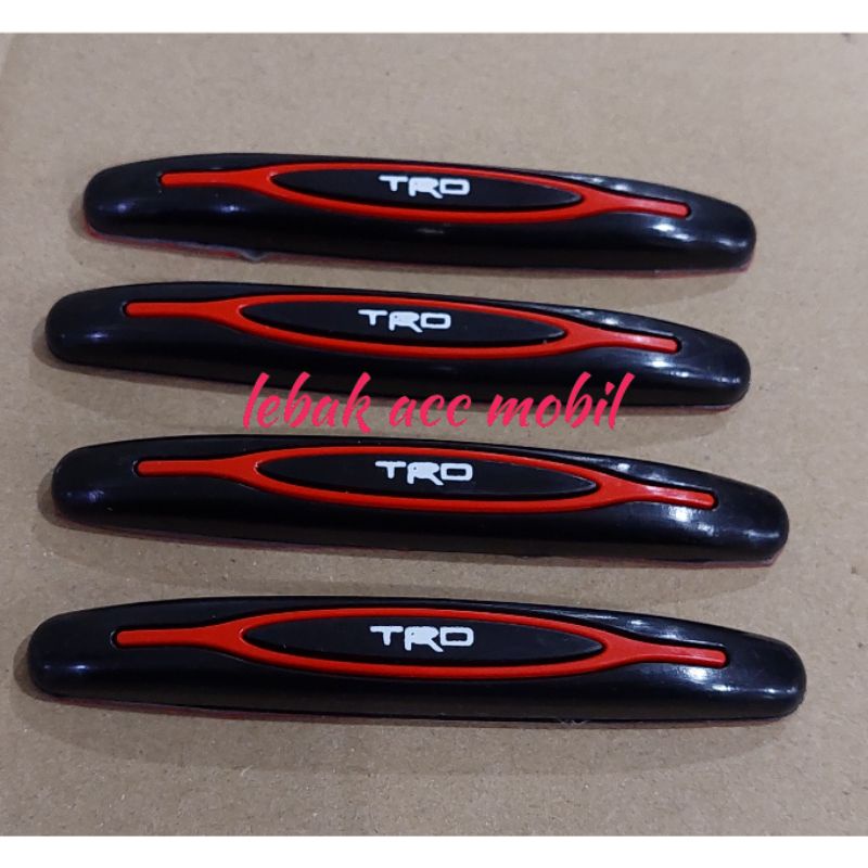 door guard / karet pelindung pintu mobil Toyota avanza New / vvti logo trd