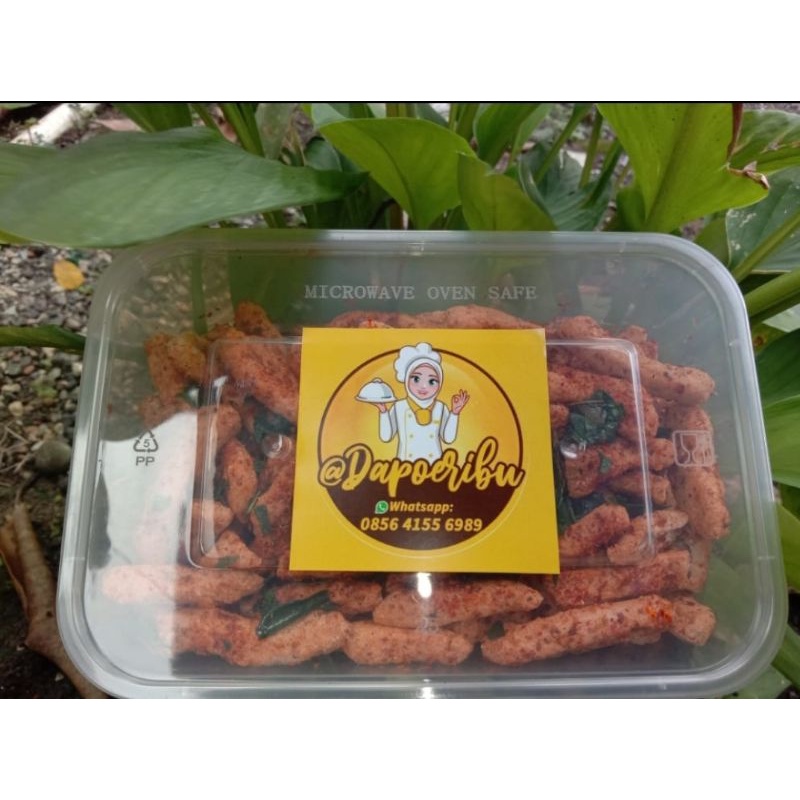 

BASRENG BOX 500 ML PEDAS DAUN JERUK/BASO GORENG GURIH, PEDAS DUN JERUK