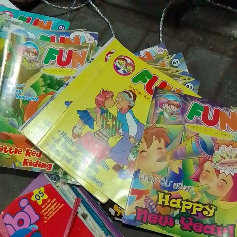 MAJALAH FUN,MAJALAH ANAK, MAJALAH TK ANAK BERBAHASA INGGRIS