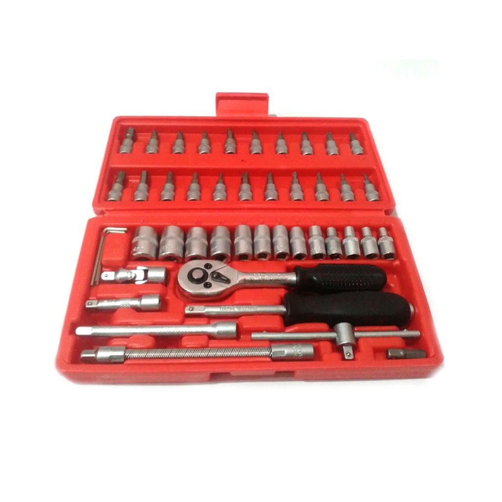 Kunci Sock 46 Pcs - Socket Wrench Set Tools