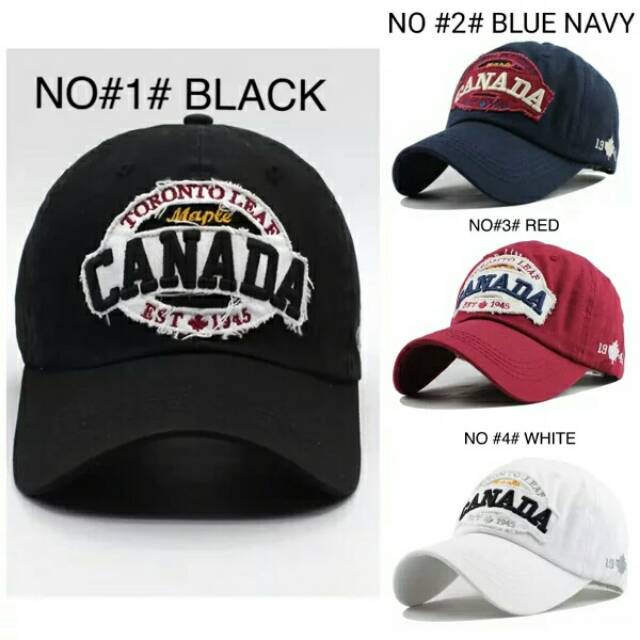 TOPI BASEBALL CANADA TORONTO || TOPI IMPORT || BASEBALL CAPS