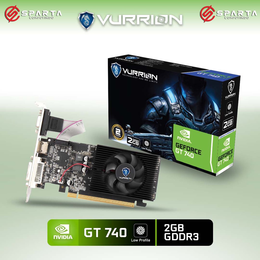 VGA Nvidia Geforce GT 740 2GB GDDR3 Vurrion New Garansi Resmi