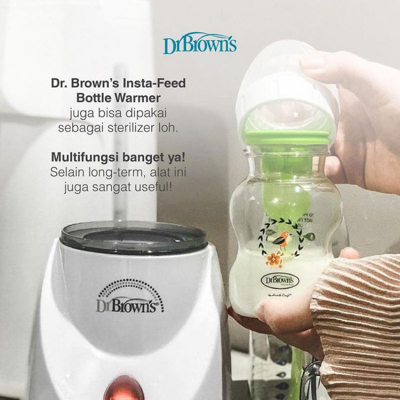 Dr Browns InstaFeed Bottle Warmer &amp; Sterilizer Penghangat Susu - AC185