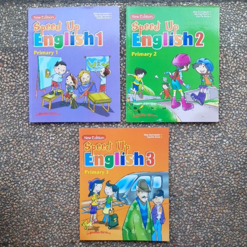 ( ORi ) Buku New Edition Speed Up English Sd Kelas 1.2.3.4.5.6. Yudhistira
