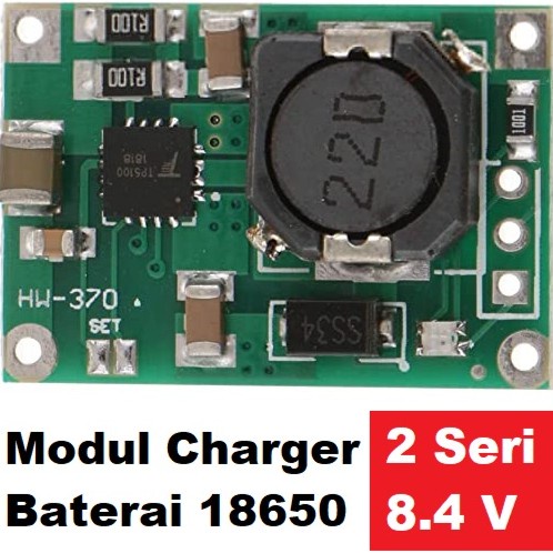 TP5100 Modul Charger 1-2 Cell Baterai 18650 1S/2S Battery Charging 2A