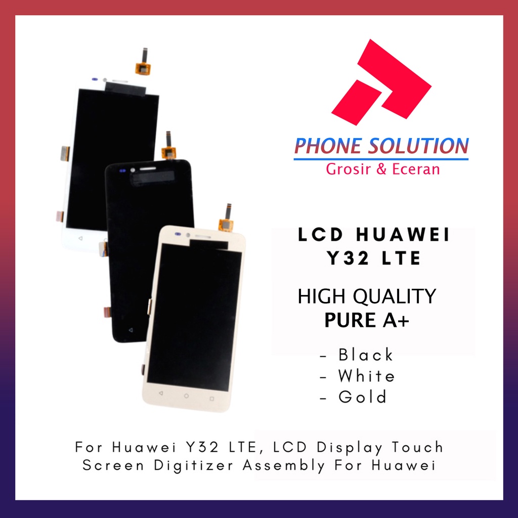 LCD Huawei Y32 LTE Fullset Touchscreen // Supplier LCD Huawei - Garansi 1 Bulan