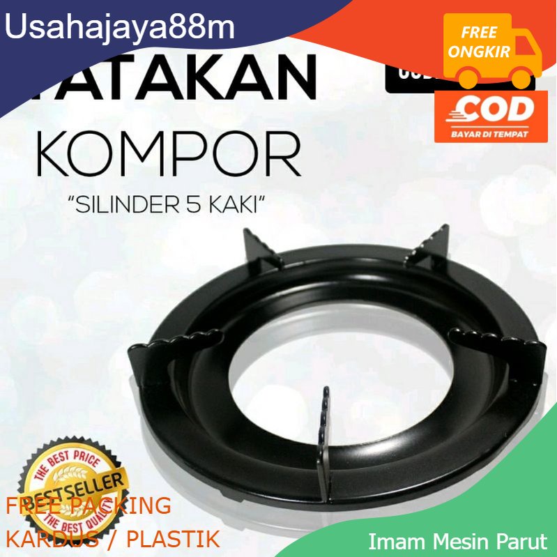 TATAKAN KOMPOR 5 KAKI . Nampan Dudukan Tungku Kompor Gas Bulat Tatakan Kompor Bulat 5 kaki
