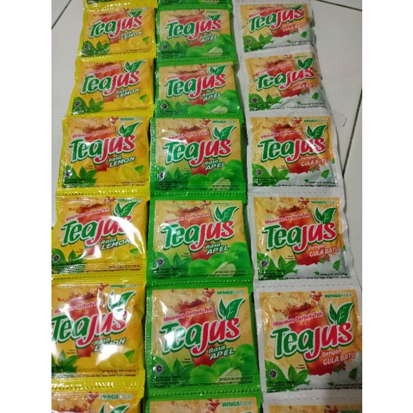 

Tea Jus 1 renteng isi 10 pcs