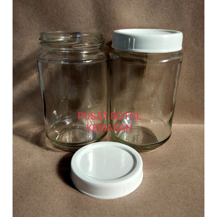 JAR KACA 330ML TOPLES KACA 330ML TOPLES SAMBAL TOPLES CAKE COKLAT