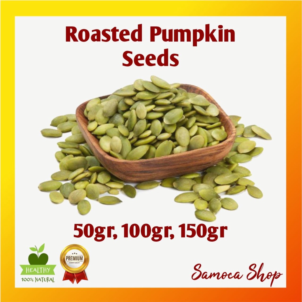

Roasted Pumpkin Seeds Biji Labu Panggang Cemilan Diet Sehat MPASI bayi