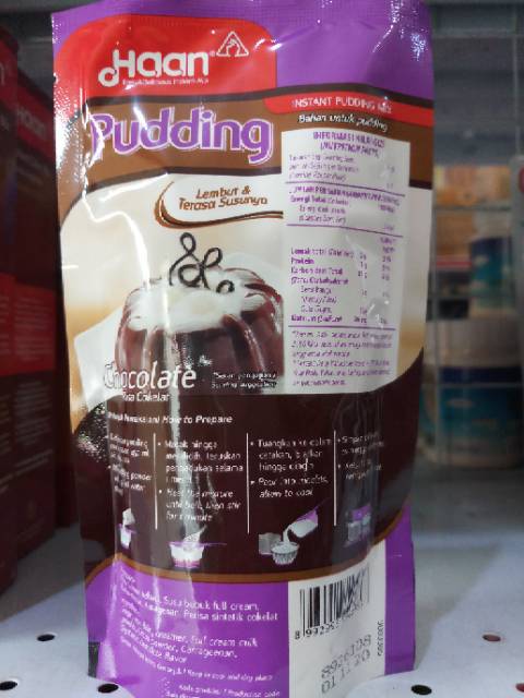 Haan pudding chocolate / haan puding coklat instan pudding mix