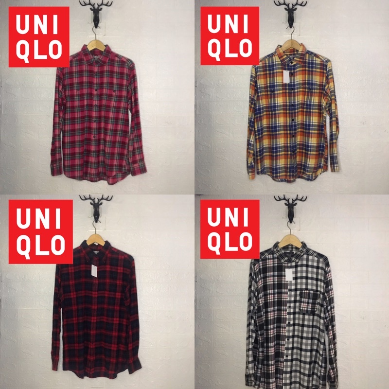 Thrift Flanel Uniqlo Original ( NEW UPLOAD )