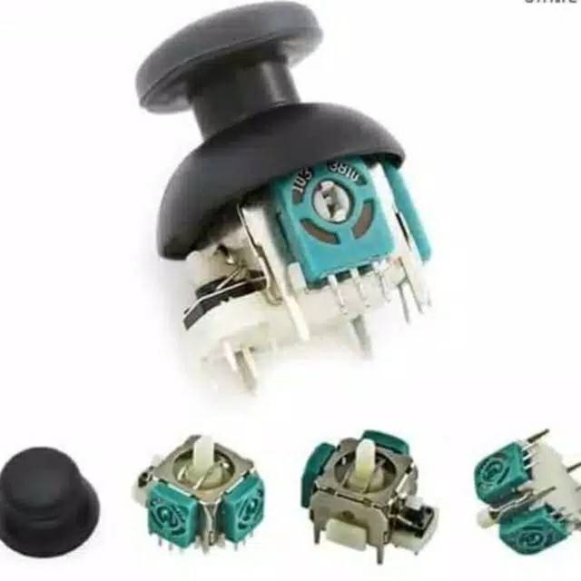 Analog Stick PS2 PS3 / Analag Plastik Elite plus Tutup Jamur