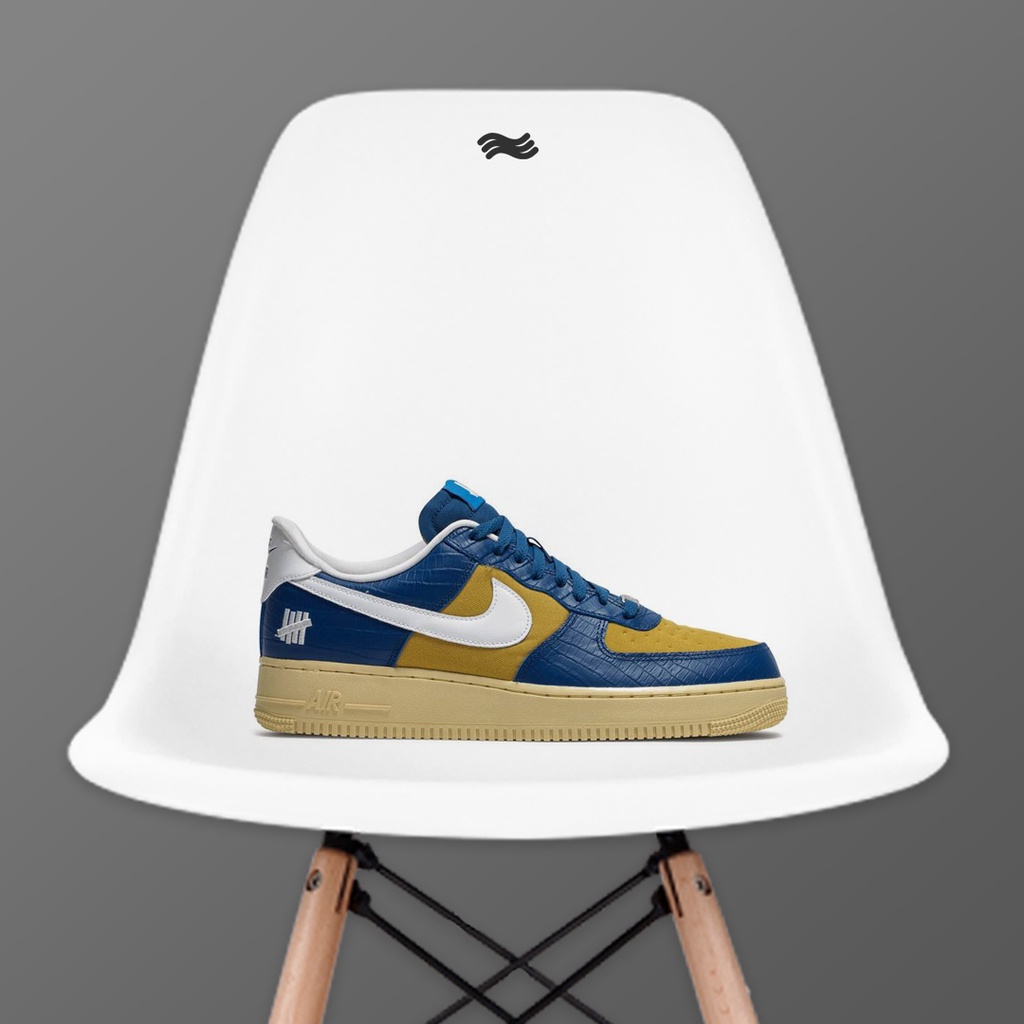 Nike Air Force 1 Low SP Undefeated Blue Yellow Croc