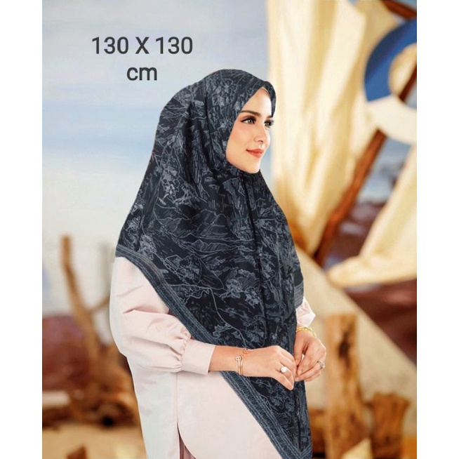 SALE HIJAB / NABILL HITAM SYARI / COD / KERUDUNG VOAL MOTIF / SEGI EMPAT SYARI / JILBAB TERBARU / LA