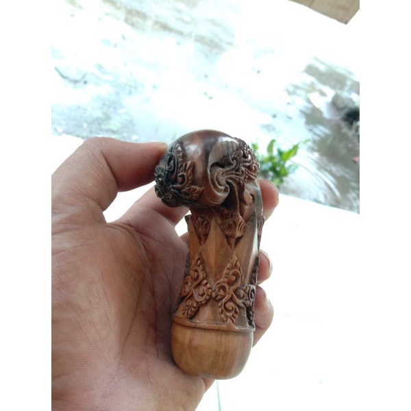 gagang keris ukir tumenggung deder ukir donoriko hulu keris hendel keris madura